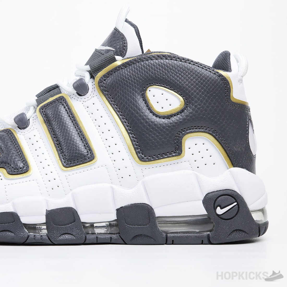 uptempo white gold orange
